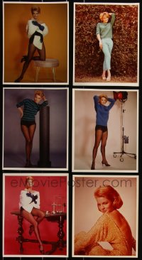 1x0794 LOT OF 6 ANGIE DICKINSON COLOR REPRO PHOTOS 1980s sexy portraits of the leading lady!