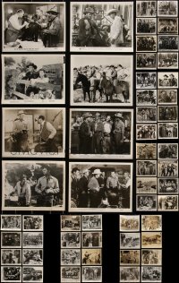 1x0625 LOT OF 56 COWBOY WESTERN 8X10 STILLS 1940s-1950s great scenes from several movies!