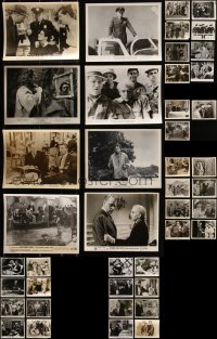 1x0632 LOT OF 43 8X10 STILLS 1940s-1950s great scenes from a variety of different movies!