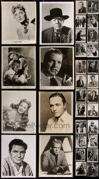 1x0635 LOT OF 40 8X10 STILLS 1940s-1950s great portraits from a variety of different movies!