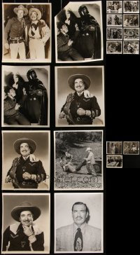 1x0653 LOT OF 27 BLACK JACK O'SHEA 8X10 STILLS 1940s-1950s including 5 personally autographed ones!