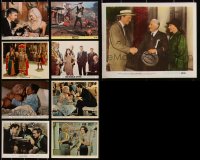 1x0698 LOT OF 9 8X10 COLOR STILLS AND MINI LOBBY CARDS 1940s-1970s scenes from a variety of movies!