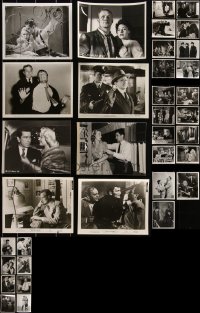 1x0644 LOT OF 35 FILM NOIR 8X10 STILLS 1950s great scenes from a variety of different movies!