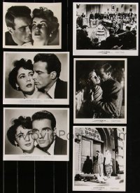 1x0705 LOT OF 6 PLACE IN THE SUN TV STILLS R1960s Montgomery Clift, Elizabeth Taylor, Winters