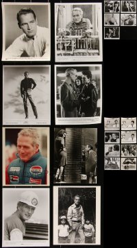 1x0638 LOT OF 37 PAUL NEWMAN 8X10 STILLS 1950s-1980s a variety of great portraits & movie scenes!
