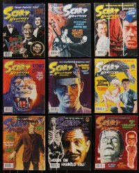 1x0427 LOT OF 9 SCARY MONSTERS MAGAZINES 2000s filled with great horror images & articles!