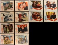 1x0361 LOT OF 20 LOBBY CARDS FROM WILLIAM HOLDEN MOVIES 1950s great scenes, one complete set!