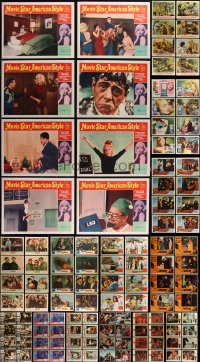 1x0293 LOT OF 152 1960S LOBBY CARDS 1960s complete sets from 19 different movies!