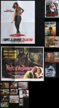 1x0543 LOT OF 19 FOLDED & UNFOLDED POSTERS & CARDS FROM BLU-RAY RELEASES 2000s cool movie images!