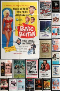 1x0236 LOT OF 49 FOLDED ONE-SHEETS 1960s-1980s great images from a variety of different movies!