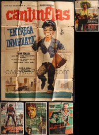 1x0484 LOT OF 5 FOLDED MEXICAN POSTERS 1960s great images from a variety of different movies!