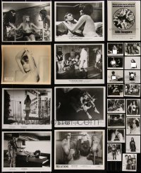 1x0656 LOT OF 25 1960S-70S SEXPLOITATION 8X10 STILLS 1960s-1970s includes Ed Wood's Orgy of the Dead!