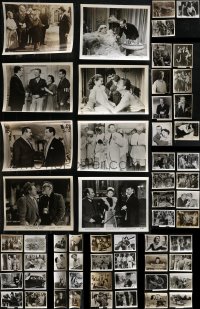 1x0622 LOT OF 59 MOSTLY 1950S 8X10 STILLS 1950s great scenes from a variety of different movies!