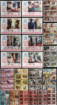 1x0294 LOT OF 120 1960S LOBBY CARDS 1960s complete sets from 15 different movies!