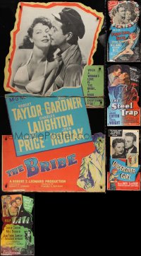 1x0003 LOT OF 5 STANDEES 1950s Ava Gardner in The Bribe, Leslie Caron in Lili & more!