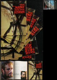 1x0460 LOT OF 6 AGONY & THE ECSTASY SOUVENIR PROGRAM BOOKS 1965 Carol Reed, Charlton Heston