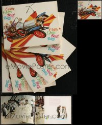 1x0577 LOT OF 6 CHITTY CHITTY BANG BANG SOUVENIR PROGRAM BOOKS 1968 Dick Van Dyke musical!