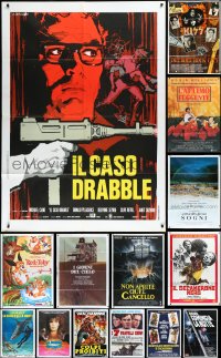 1x0169 LOT OF 15 FOLDED ITALIAN ONE-PANELS 1970s-1990s great images from a variety of movies!