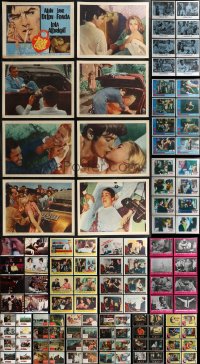 1x0295 LOT OF 112 LOBBY CARDS 1950s-1970s complete sets from 14 different movies!