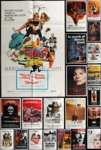 1x0210 LOT OF 91 FOLDED ONE-SHEETS 1970s-1980s great images from a variety of different movies!