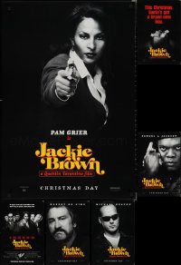 1x1076 LOT OF 6 UNFOLDED SINGLE-SIDED 27X40 JACKIE BROWN TEASERS & ADVANCE ONE-SHEETS 1997 Tarantino
