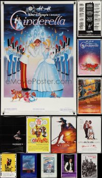 1x1074 LOT OF 13 MOSTLY UNFOLDED MOSTLY 27X41 ONE-SHEETS 1980s a variety of cool movie images!