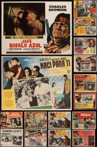 1x0151 LOT OF 21 13X17 MEXICAN LOBBY CARDS 1960s great scenes from a variety of different movies!