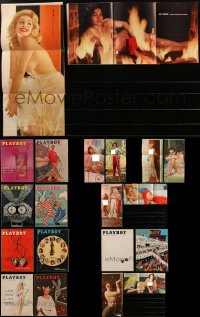 1x0418 LOT OF 12 1957 PLAYBOY MAGAZINES 1957 sexy nude images, every issue for that year!