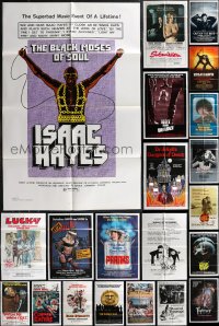 1x0250 LOT OF 30 FOLDED ONE-SHEETS 1970s-1980s great images from a variety of different movies!