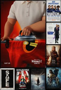 1x1056 LOT OF 16 UNFOLDED DOUBLE-SIDED 27X40 ONE-SHEETS 1990s-2010s cool movie images!