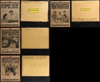 1x0131 LOT OF 4 DR. KILDARE & DR. GILLESPIE PRESSBOOKS 1940s each comes with the original studio envelope!