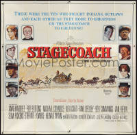 1y0317 STAGECOACH 6sh 1966 Ann-Margret, Red Buttons, Bing Crosby, great Norman Rockwell art, rare!