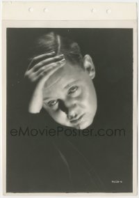 1y1841 CHARLES LAUGHTON 8x11 key book still 1932 brooding headshot portrait over black background!