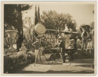 1y1844 CHRISTOPHER STRONG candid 8x10.25 still 1933 cameramen & technicians filming Billie Burke!