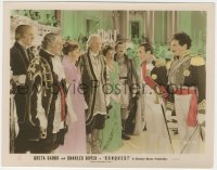 1y1853 CONQUEST color-glos 8x10 still 1937 Charles Boyer as Napoleon, Greta Garbo as Marie Walewska!
