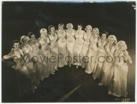 1y1860 DANCING LADY 7.25x9.25 still 1933 great overhead shot of 13 beautiful sexy showgirls!