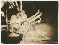 1y1859 DANCING LADY 7.25x9.25 still 1933 four sexy showgirls raising their legs by carousel horses!