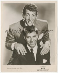 1y1865 DEAN MARTIN/JERRY LEWIS 8x10 publicity still 1950s great portrait of the comedians for MCA!