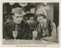 1y2065 SHOPWORN ANGEL 8x10 still 1928 worried Gary Cooper & Nancy Carroll with sodas at counter!
