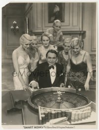 1y2068 SMART MONEY 7.25x9.75 still 1931 Edward G. Robinson & beautiful women at roulette table!