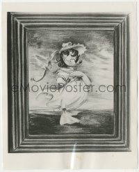 1y2081 STORY OF DONALD DUCK TV 8x10 still 1954 Donald Duck as Pinkie Daisy in painted portrait!