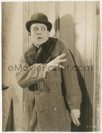 1y2109 UNHOLY THREE 7x9.25 still 1925 great close up of Lon Chaney Sr. w/coat & hat, Tod Browning