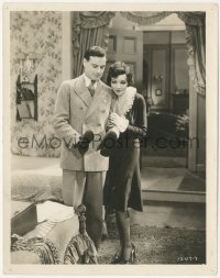 1y2132 YOUNG MAN OF MANHATTAN 8x10.25 still 1930 real life couple Claudette Colbert & Norman Foster!