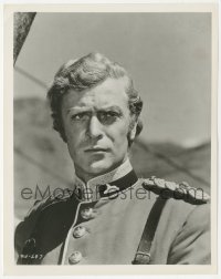 1y2134 ZULU 8x10.25 still 1964 best intense head & shoulders portrait of Michael Caine in uniform!