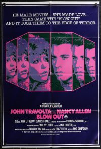 1y1393 BLOW OUT Aust 1sh 1982 John Travolta, Brian De Palma, the edge of terror, different!