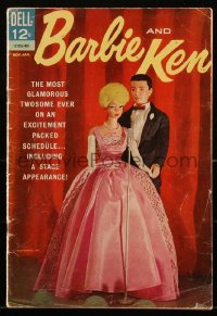 1y0369 BARBIE & KEN #5 comic book January 1963 art by Vince Colletta, the most glamorous twosome!