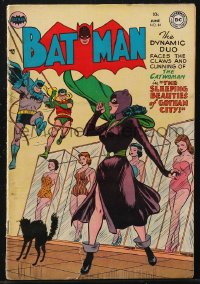 1y0503 BATMAN #84 comic book June 1954 The Sleeping Beauties of Gotham City, Bill Finger script!