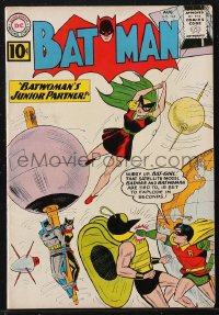 1y0501 BATMAN #141 comic book August 1961 Batwoman's Junior Partner Batgirl, script by Bill Finger!