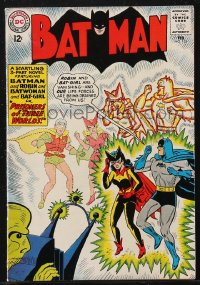 1y0502 BATMAN #153 comic book February 1963 Moldoff cover, Prisoner of Three Worlds by Bill Finger!