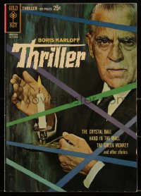 1y0372 BORIS KARLOFF Thriller #1 comic book October 1962 Mike Sekowsky, Peppe, Ray Bailey, Tom Gill